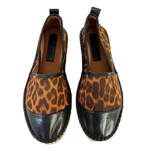 ASOS Wide Fit Julee Flatform Espadrilles in Leopard Print Women's Sz 6W NWOT - Picture 2 of 9